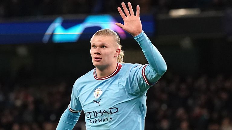 Erling Haaland Scores 5 Goals For Manchester City In The Champions League